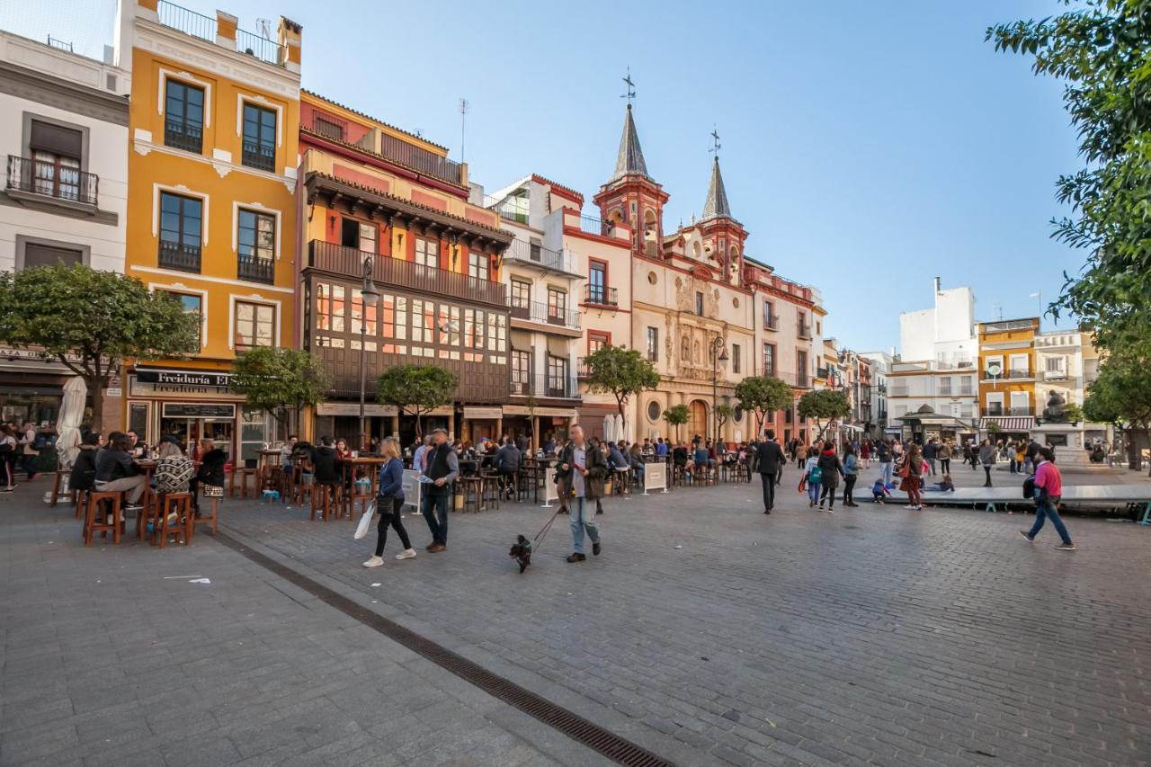 Acogedor Apartamento Junto A La Plaza Del Salvador Sevilla Eksteriør bilde
